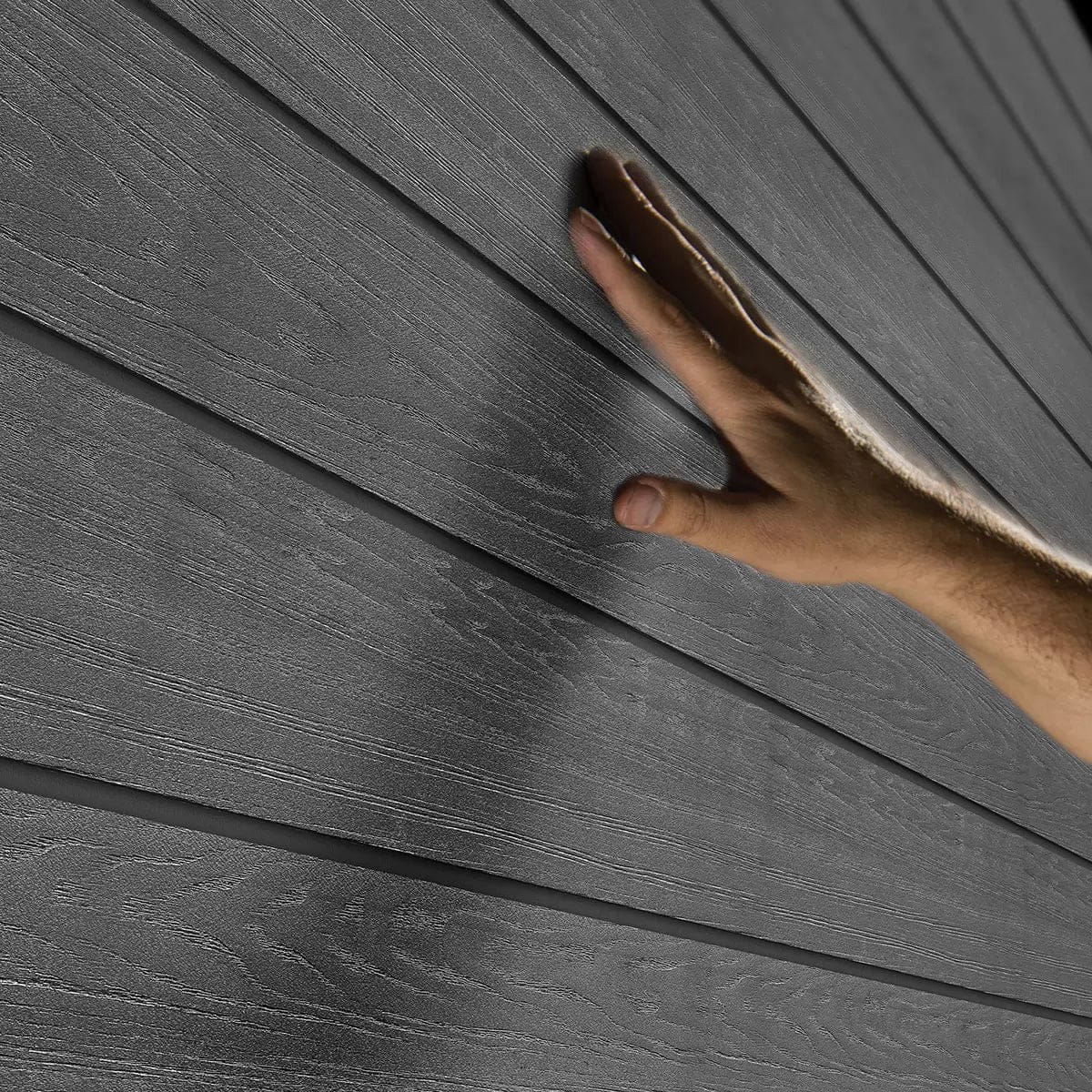 Keter 9’x7.5′ Newton Plus Side Entry Plastic Shed – Dark Grey - Image 4