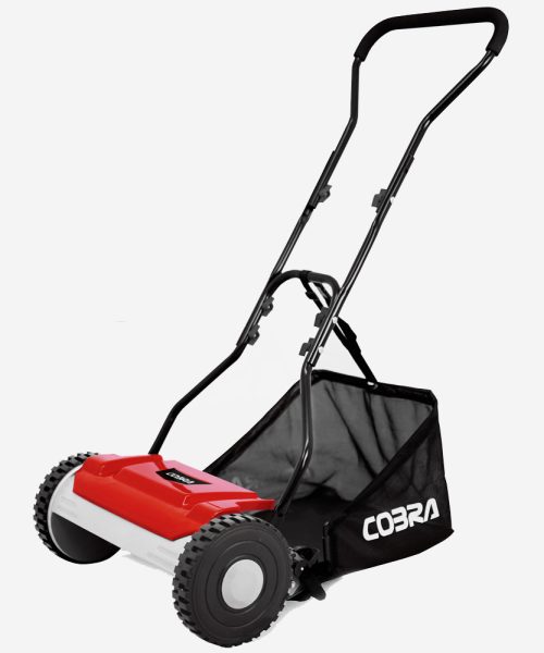 Cobra HM381 Hand Lawnmower and Grass Collector 38cm