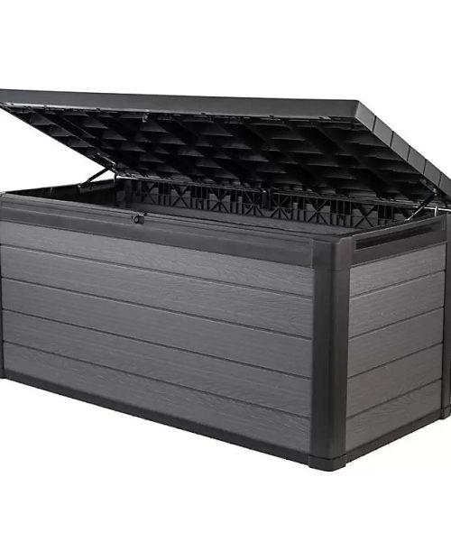 Keter Premier 570L Plastic Storage Box – Grey
